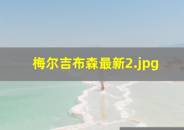 梅尔吉布森最新