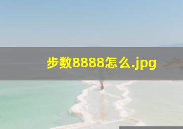 步数8888怎么