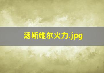 汤斯维尔火力
