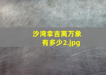 沙湾拿吉离万象有多少