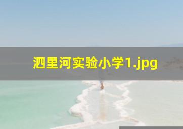 泗里河实验小学