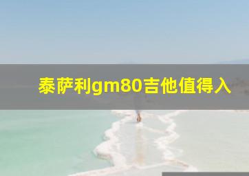 泰萨利gm80吉他值得入