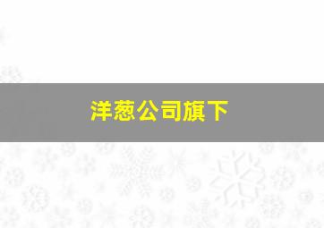 洋葱公司旗下