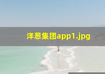 洋葱集团app