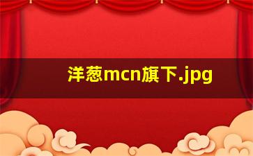 洋葱mcn旗下