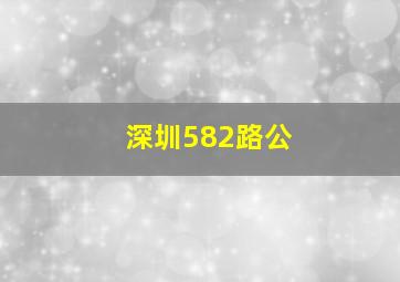 深圳582路公