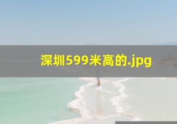 深圳599米高的