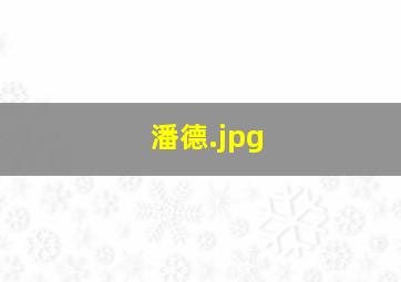 潘德