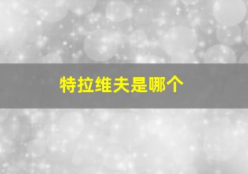 特拉维夫是哪个