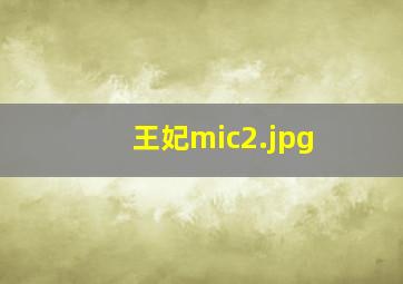 王妃mic