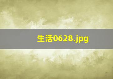 生活0628