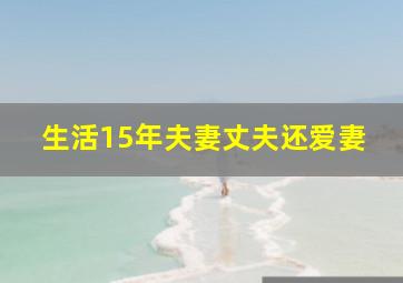 生活15年夫妻丈夫还爱妻