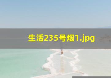 生活235号烟