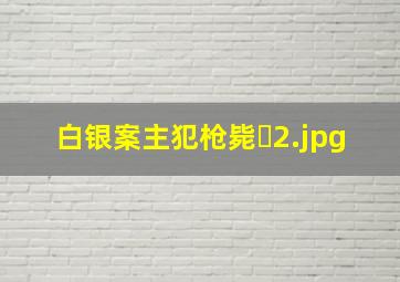 白银案主犯枪毙�