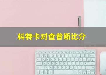 科特卡对查普斯比分