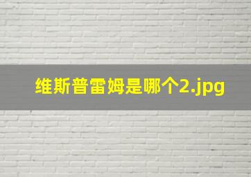 维斯普雷姆是哪个