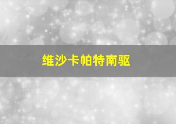 维沙卡帕特南驱