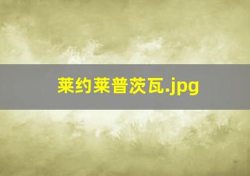 莱约莱普茨瓦