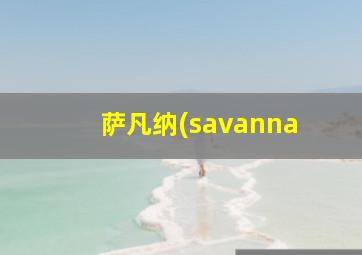 萨凡纳(savanna 