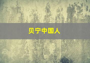 贝宁中国人