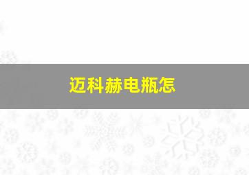 迈科赫电瓶怎