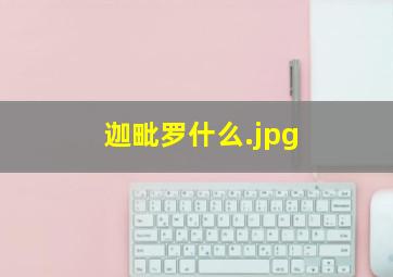 迦毗罗什么