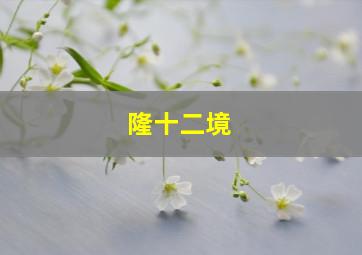 隆十二境
