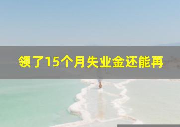 领了15个月失业金还能再