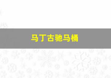 马丁古驰马桶
