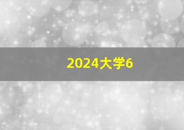 2024大学6