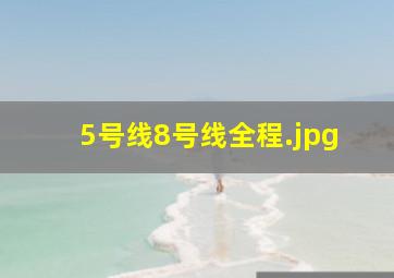 5号线8号线全程
