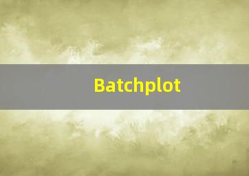 Batchplot 