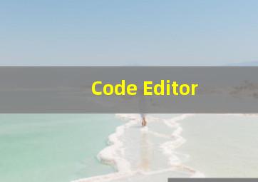 Code Editor 