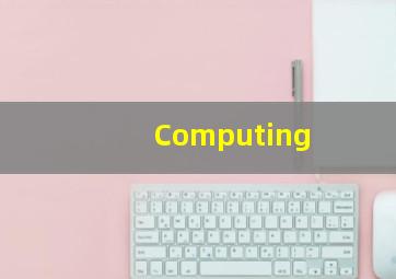 Computing&AI C