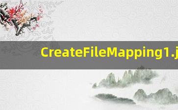 CreateFileMapping