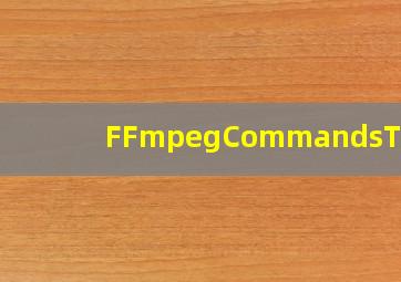 FFmpegCommandsTask 