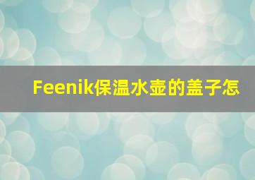 Feenik保温水壶的盖子怎