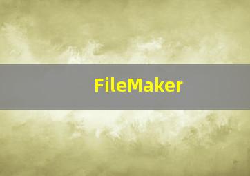 FileMaker 