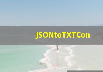JSONtoTXTCon