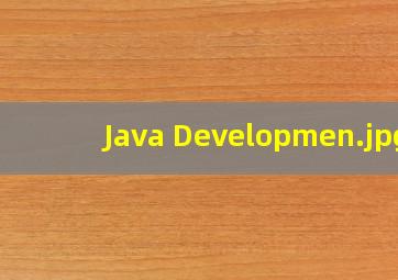 Java Developmen