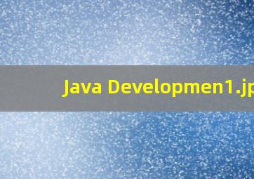 Java Developmen