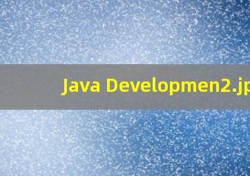 Java Developmen
