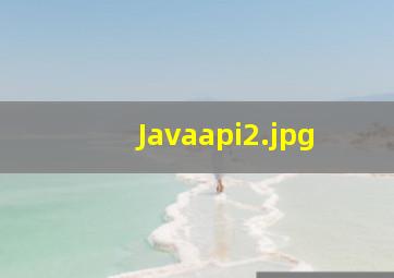 Javaapi