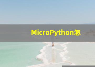 MicroPython怎