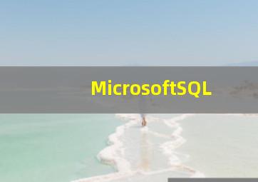 MicrosoftSQL