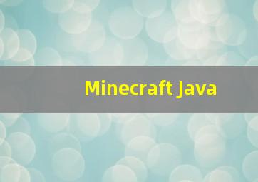 Minecraft Java
