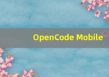 OpenCode Mobile 