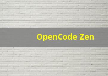 OpenCode Zen 