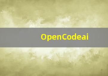 OpenCodeai