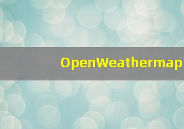OpenWeathermap